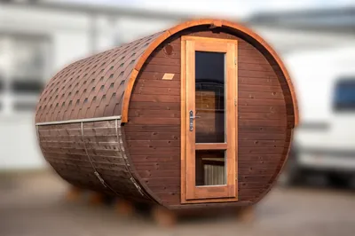Round Barrel Sauna - 3.90m