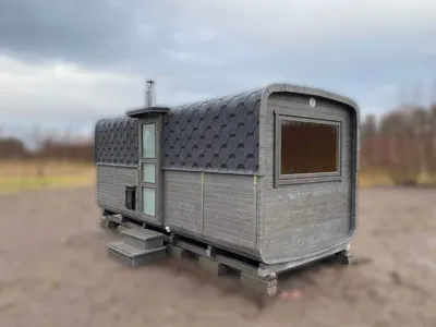 Oval Barrel Sauna - 5.50m