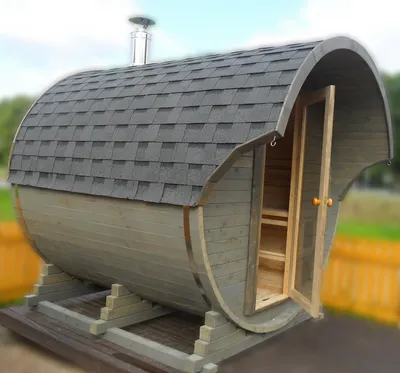 Round Barrel Sauna - 2.5m